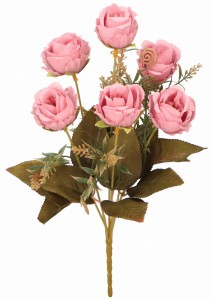 Róża bukiet 30cm ASC25765-mix 5 kolorów