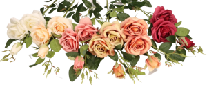 Róża gałązka 95cm ASC25802-mix 6 kolorów – zdjęcie 2