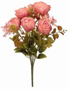 Róża bukiet 42cm ASC25356-mix 6 kolorów