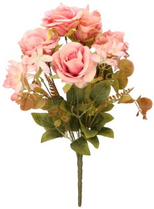 Róża bukiet 43cm ASC25359-mix 6 kolorów