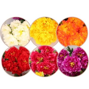 Piwonia bukiet 40cm ASC26882-mix 6 kolorów – zdjęcie 2