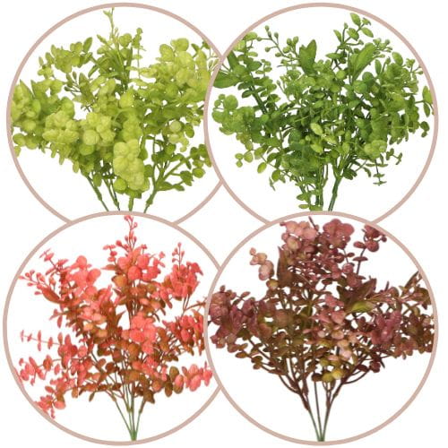 Eukaliptus bukiet 35cm ASC25352-mix 4 kolorów – zdjęcie 2