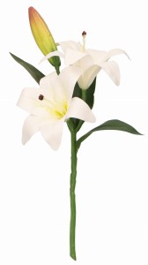 Kwiat sztuczny LILIA gałązka 37 cm ASC23453 – zdjęcie 3