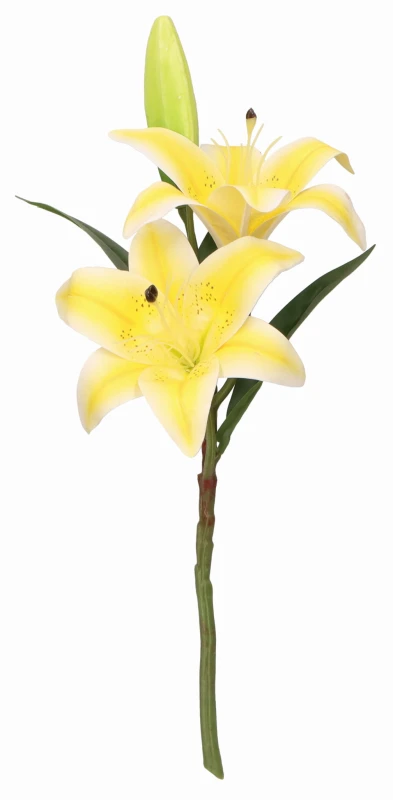 Kwiat sztuczny LILIA gałązka 37 cm ASC23453 – zdjęcie 5
