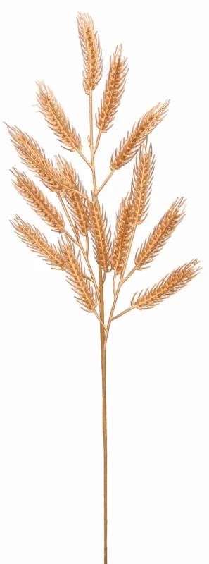 Złota gałązka z kłosami 65cm ASC26136