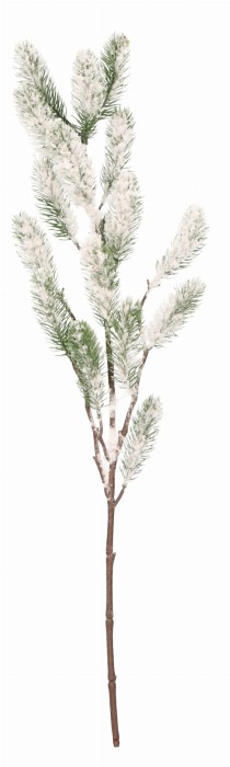Gałązka świąteczna ośnieżona 70cm ASC27179