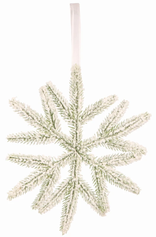 Gwiazda zawieszka ośnieżona śr.30cm ASC27186