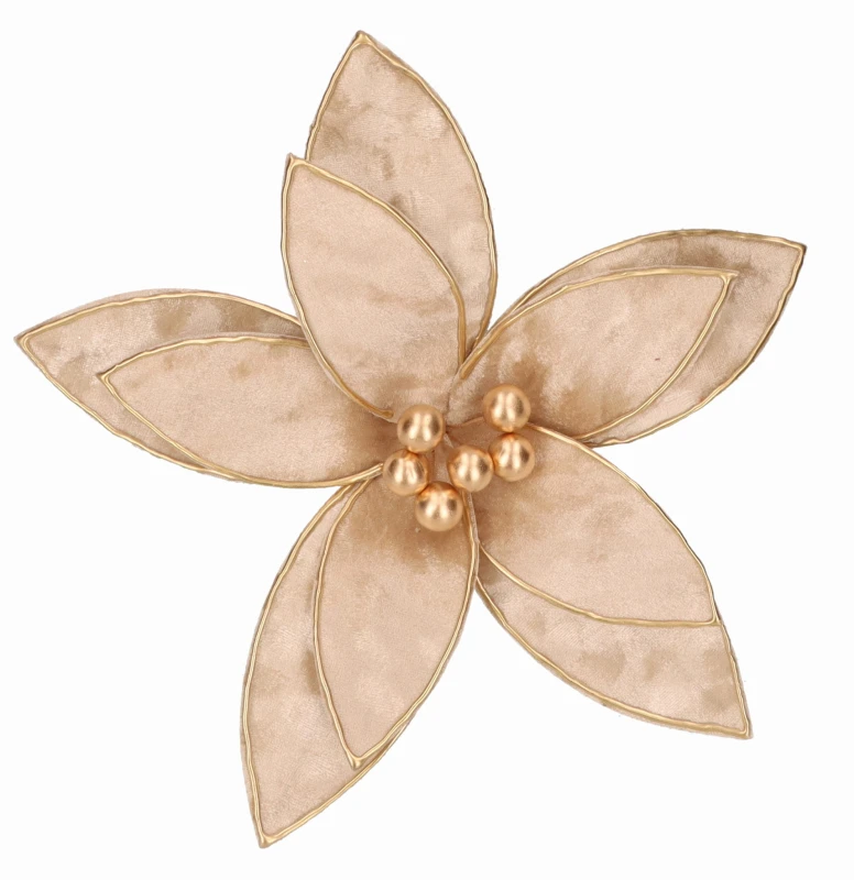 Kwiat welurowy na piku śr. 30cm ASC26185-mix 3 kolorów – zdjęcie 3