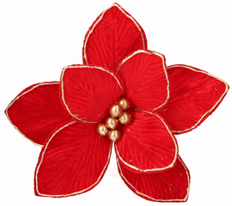 Magnolia welurowa na piku śr. 30cm ASC26186-mix 6 kolorów – zdjęcie 6