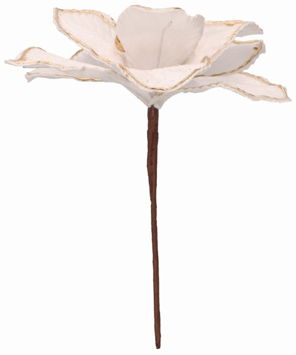 Magnolia welurowa na piku śr. 30cm ASC26186-mix 6 kolorów – zdjęcie 2