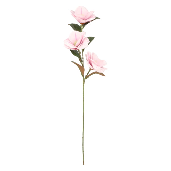 Magnolia silikonowa jasno różowa 80 cm. ASC240644