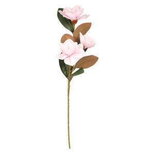 Magnolia gałązka silikonowa jasno różowa 97 cm ASC240645- mix