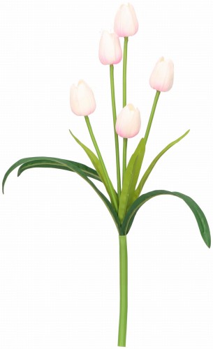 Tulipan bukiet kwiat sztuczny 50 cm ASC240805-mix2- 6 kolorów