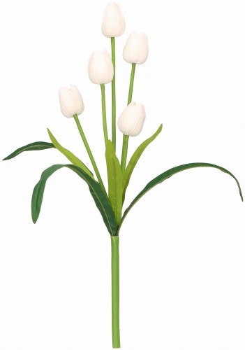 Tulipan bukiet kwiat sztuczny 50 cm ASC240805-mix nr 1- 6 kolorów