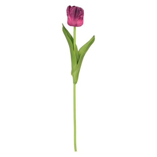Tulipan piankowy pojedynczy kwiat sztuczny 32 cm ASC27763- mix 8 kolorów