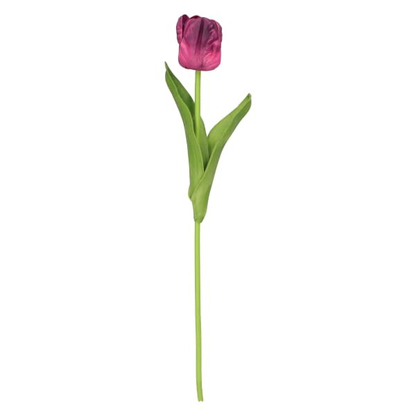 Tulipan piankowy pojedynczy kwiat sztuczny 32 cm ASC27763- mix 8 kolorów