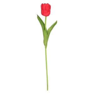 Tulipan piankowy pojedynczy kwiat sztuczny 32 cm ASC27763- mix 8 kolorów