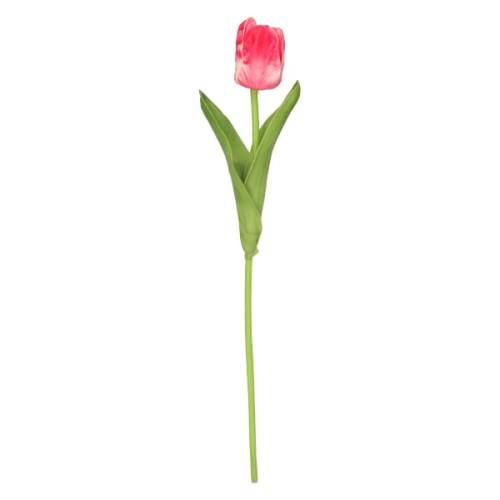 Tulipan piankowy pojedynczy kwiat sztuczny 32 cm ASC27763- mix 8 kolorów