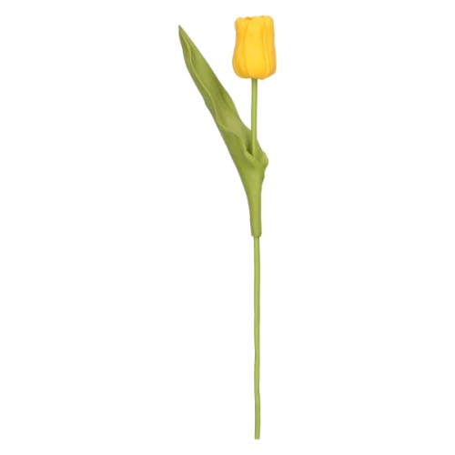 Tulipan piankowy pojedynczy kwiat sztuczny 33 cm AST50577- mix 6 kolorów