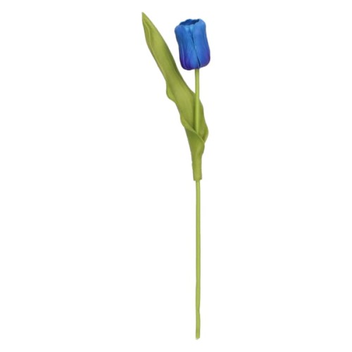 Tulipan piankowy pojedynczy kwiat sztuczny 33 cm AST50577- mix 6 kolorów