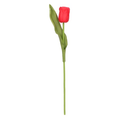 Tulipan piankowy pojedynczy kwiat sztuczny 33 cm AST50577- mix 6 kolorów