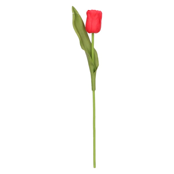 Tulipan piankowy pojedynczy kwiat sztuczny 33 cm AST50577- mix 6 kolorów