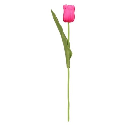 Tulipan piankowy pojedynczy kwiat sztuczny 33 cm AST50577- mix 6 kolorów
