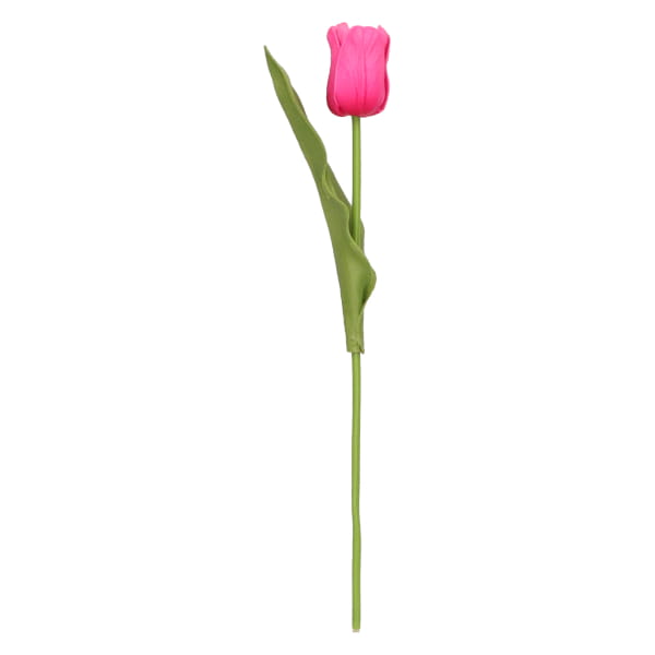 Tulipan piankowy pojedynczy kwiat sztuczny 33 cm AST50577- mix 6 kolorów