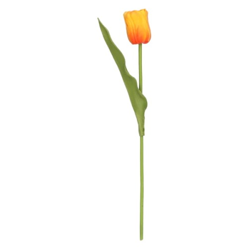 Tulipan piankowy pojedynczy kwiat sztuczny 33 cm AST50577- mix 6 kolorów