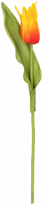 Tulipan piankowy pojedynczy kwiat sztuczny 33 cm AST50576- mix 8 kolorów