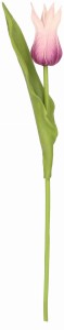 Tulipan piankowy pojedynczy kwiat sztuczny 33 cm AST50576- mix 8 kolorów