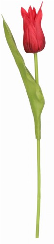 Tulipan piankowy pojedynczy kwiat sztuczny 33 cm AST50576- mix 8 kolorów