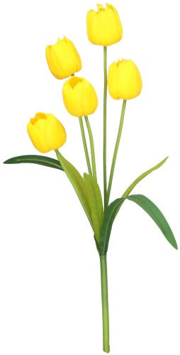 Bukiet tulipan piankowy kwiat sztuczny 53 cm ASC240806- mix 8 kolorów
