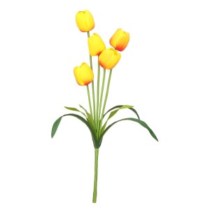 Bukiet tulipan piankowy kwiat sztuczny 53 cm ASC240806- mix 8 kolorów
