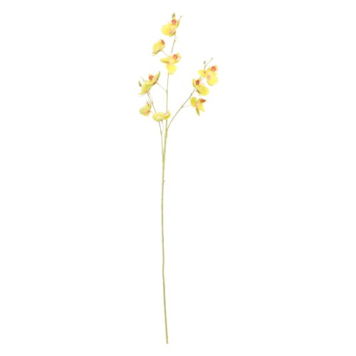 Storczyk gałązka silikonowa wys. 80 cm AST50378- mix 6 kolorów, jasno żółty