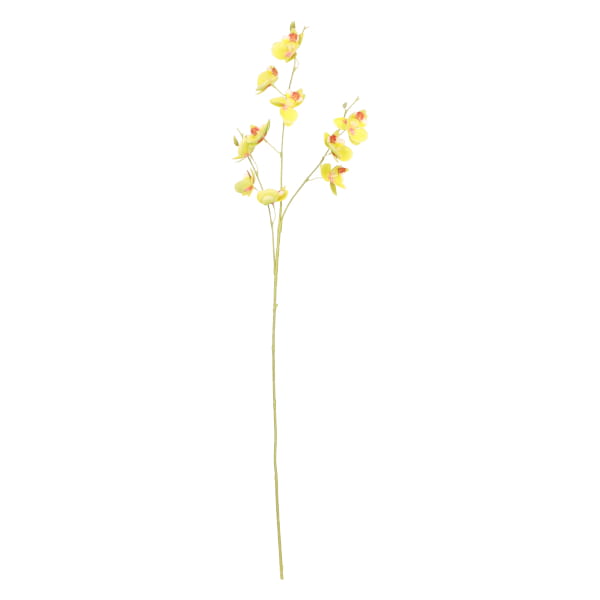 Storczyk gałązka silikonowa wys. 80 cm AST50378- mix 6 kolorów, jasno żółty