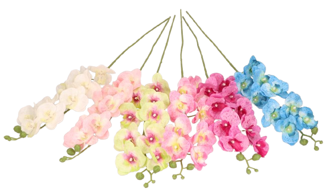 Storczyk gałązka plastikowa wys. 70cm ASC27596- mix 6 kolorów