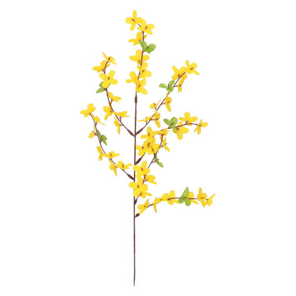 Forsycja gałązka sztuczna wys. 51 cm ASC50343, żółty