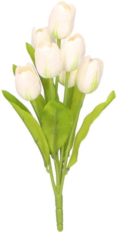 Tulipan bukiet sztuczny wys. 36 cm AST50511- mix 6 kolorów, biały