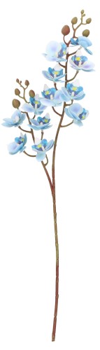 Storczyk gałązka sztuczna wys. 65 cm AST50373- mix 6 kolorów, niebieski