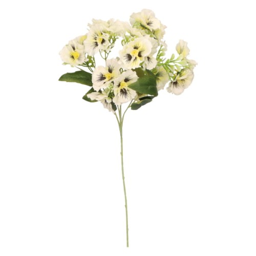 Bratek gałązka sztuczna wys. 52 cm ASC27538- mix 3 kolorów, biały