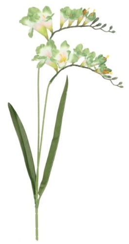 Frezja gałązka sztuczna wys. 62 cm ASC27814- mix 5 kolorów, jasno zielony