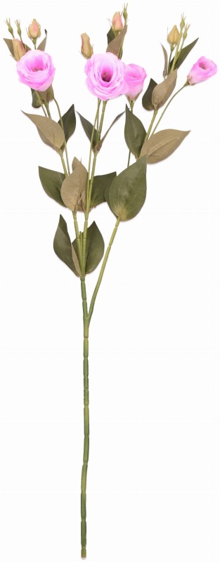 Eustoma gałązka sztuczna wys. 75 cm ASC27824- mix 5 kolorów, różowy