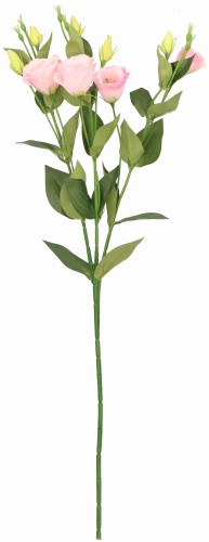 Eustoma gałązka sztuczna wys. 75 cm ASC27824- mix 5 kolorów, jasno różowy