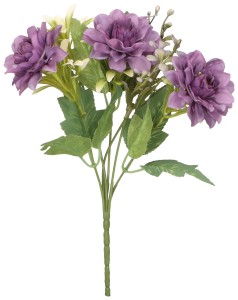 Dalia bukiet sztuczny fioletowy wys. 30 cm