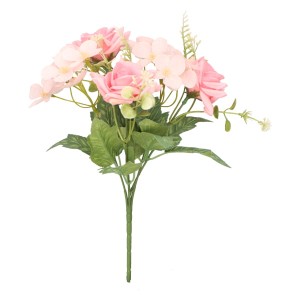 Róża bukiet sztuczny wys. 30 cm ASC27401- mix 4 kolorów