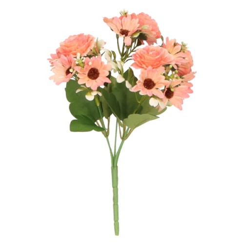 Margaretka bukiet sztuczny wys. 30 cm, brzoskwiniowy