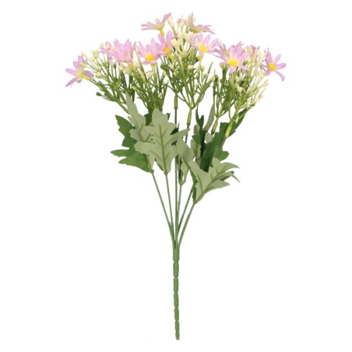 Rumianek bukiet sztuczny wys. 32 cm, różowy