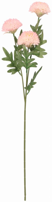 Cynia gałązka sztuczna wys. 65 cm, różowy