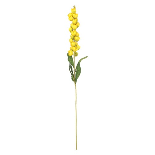 Ostróżka gałązka sztuczna wys. 95 cm, żółty